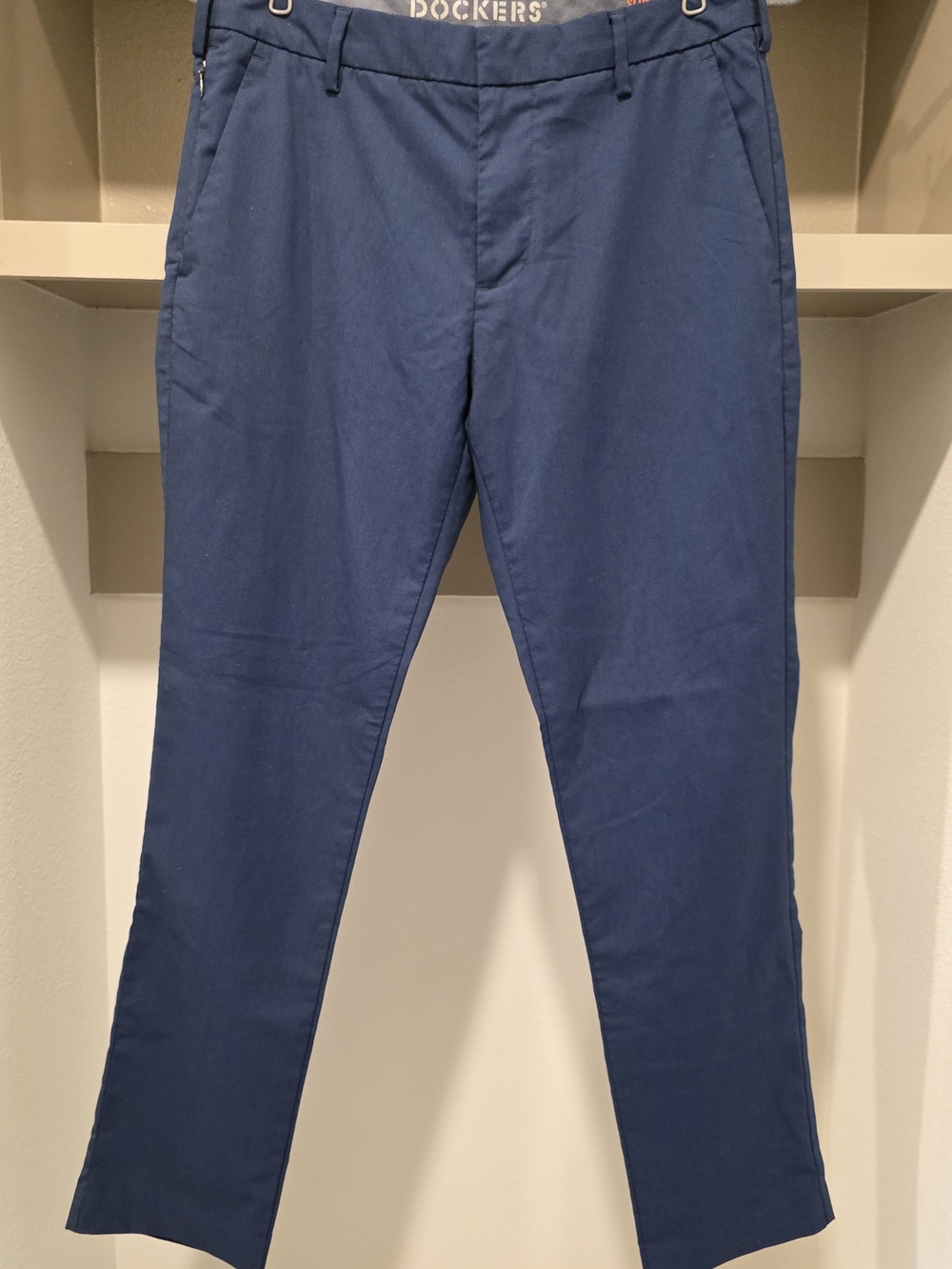 Dockers Men's Navy Blue Slim Straight Pants